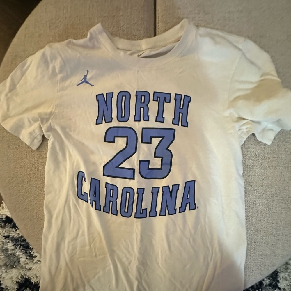 Nike Kids North Carolina Tee - Cream and Blue